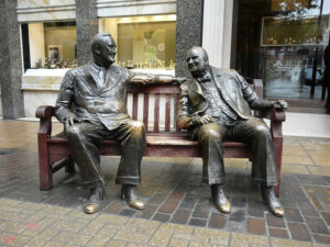 Winston Churchill Statue Mayfair