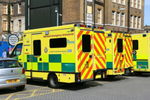 Ambulances Outside A&E Department