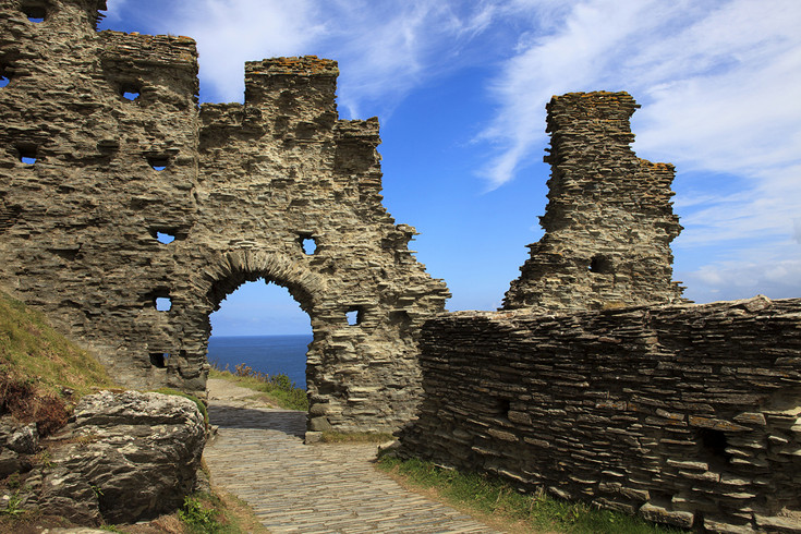 Tintagel Castle Ruins