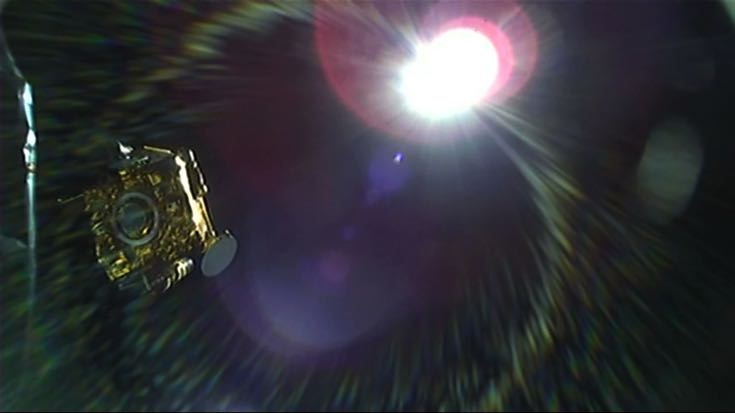 DART travelling through space