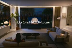 LG Signature OLED T Transparent TV