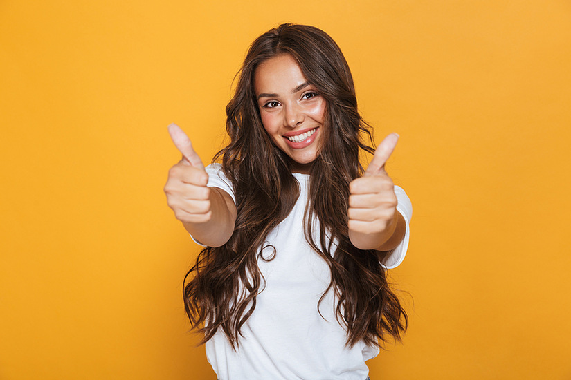 Girl Thumbs Up